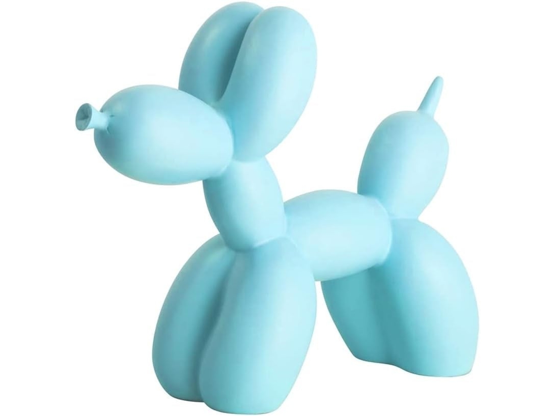 Miniatura de Balão Resina, 10cm, Figura Criativa e Fofa de Animal, Escultura de Arte em Resina Formato Balão, Decoração Moderna para Mesa BRILVIBERA