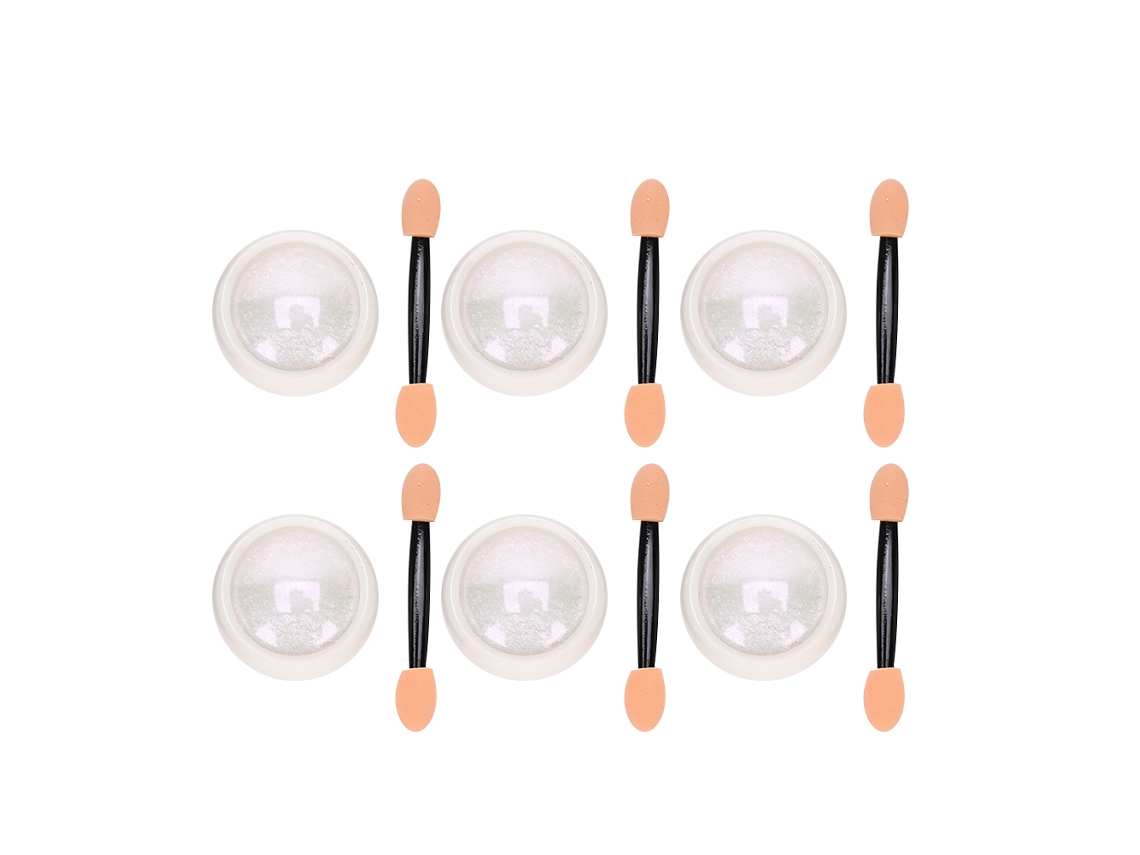 Conjunto de 6 pontas de esmalte para manicure, decoração e nail art para mulheres e homens.