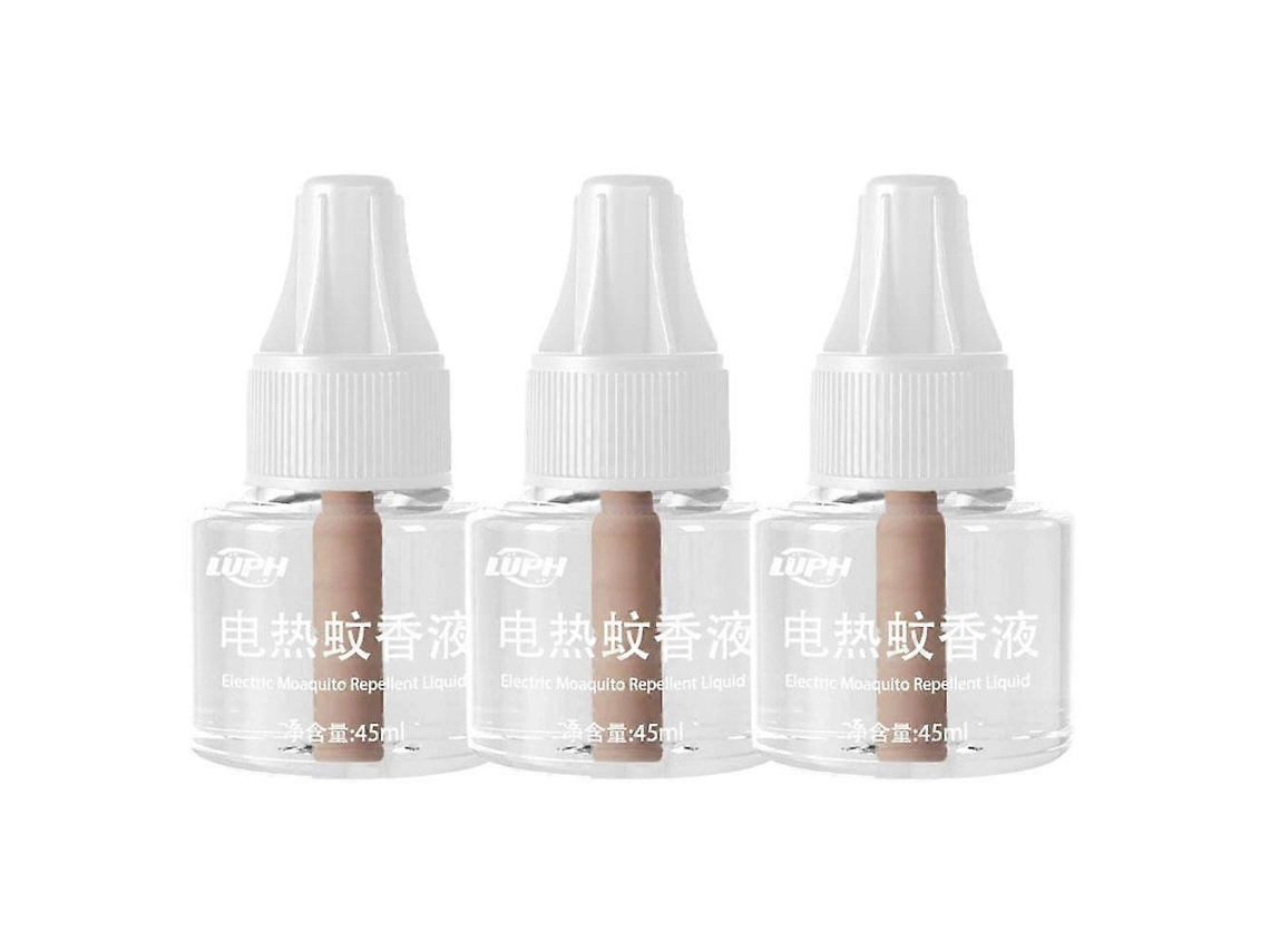 Recargas Líquidas Repelentes De Insetos - Sem Cheiro, 45ml, Pack 3