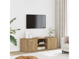 Vidaxl Móvel Tv Carvalho Artesanal 120x34x37 Cm Madeira Trabalhada