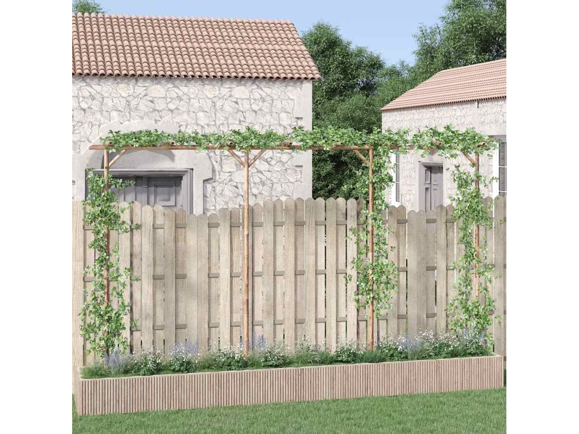 Vidaxl Pérgola de Bambu 385x40x205 Cm