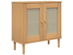 Sideboard, Sideboards Vidaxl Marrom Madeira De Pinho (n/a)