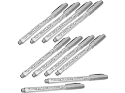 Marcadores De Tinta À Base De Óleo Com Cabo Ergonômico, Corpo De