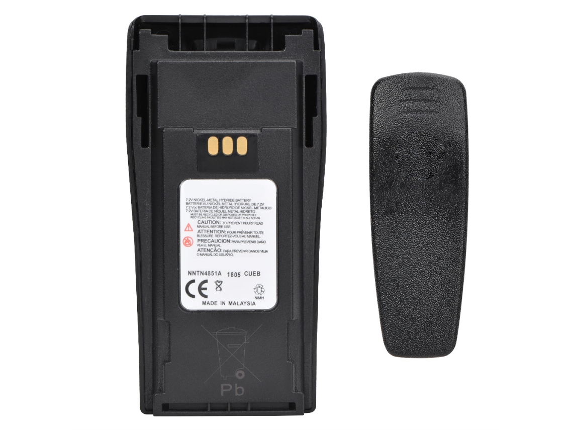 Aetheria bateria Walkie Talkie Ni mh 7.2v 1600mah para Mototrbo Dmr Gp3688 Xir P3688