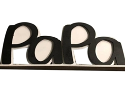 Porta Retratos Em Formato De Letra Com A Palavra Pai Para O Dia Dos Pais, Ideal Para Exibir Fotos Gokoco