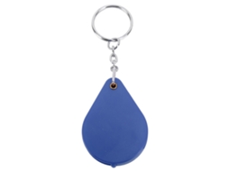 Chaveiro com Lente de Aumento 10x, Mini Lupa Portátil Dobrável com Anel para Leitura ao Ar Livre, Azul