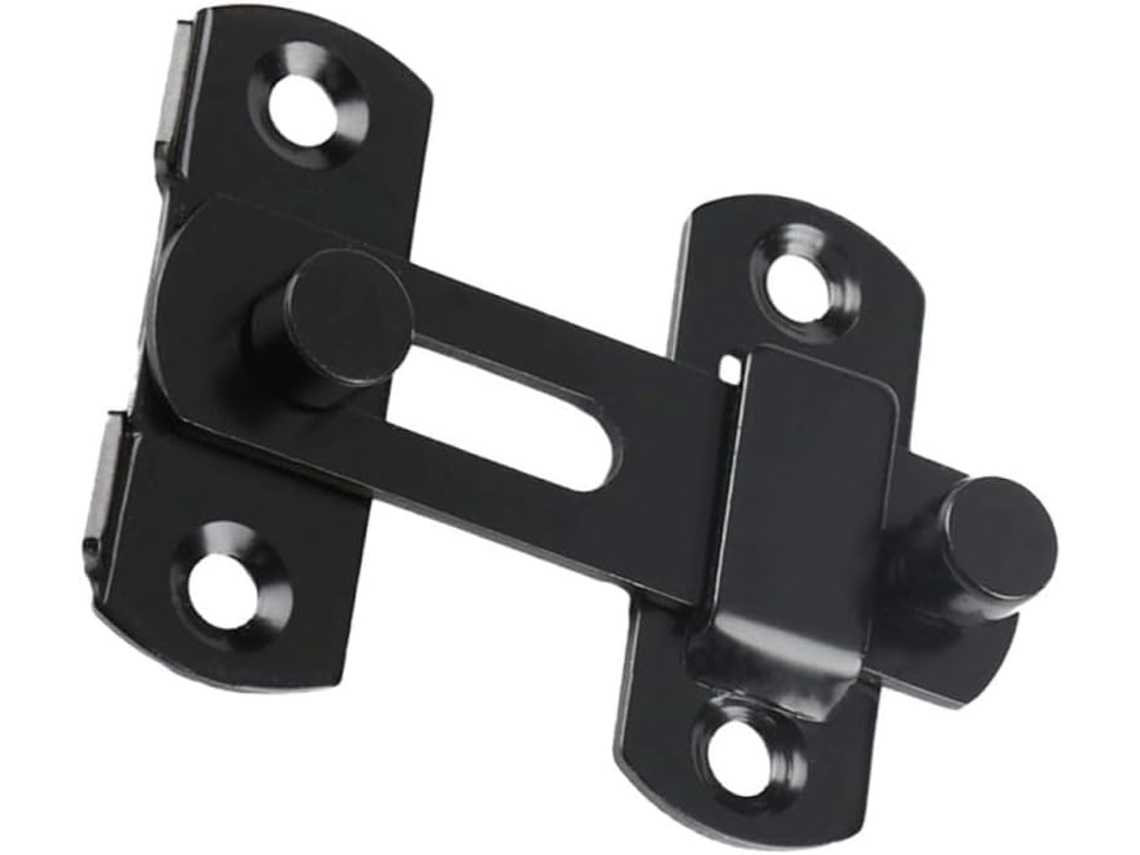 Fechadura De Segurança Abaodam Porta Correr, Em Aço Inoxidável Preto, Portas De Madeira E Metal