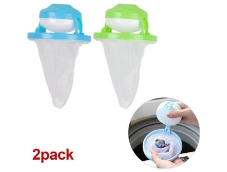 2pcs Saco Filtrante Para Máquina De Lavar Roupa Atrai Pelos Anti Pelotas Leegoal