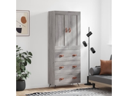 Highboard, Highboards Vidaxl Cinzeto Madeira Processada (n/a)