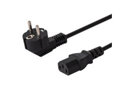 Schuko Iec C13, 3 M Preto Noir Cl 146 Savio