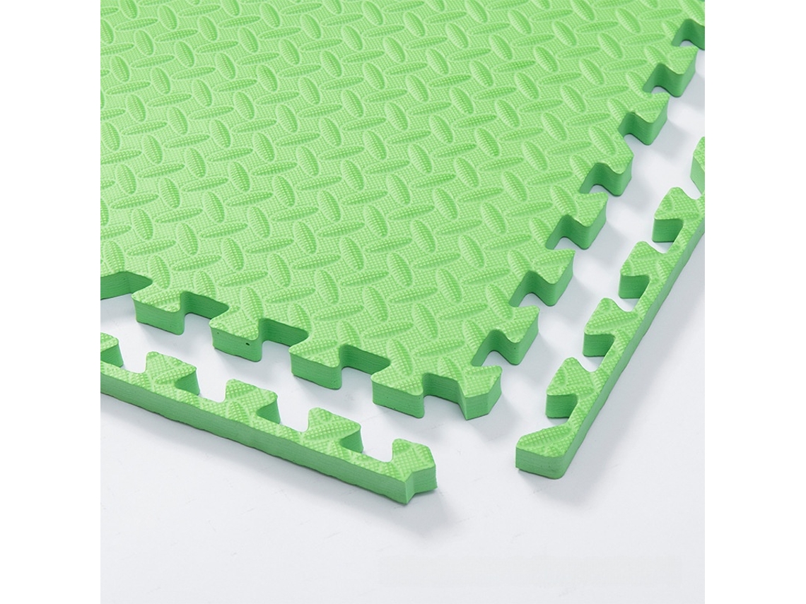Tapete Quebra-cabeça De Espuma Para Bebês De 9 Peças 30x30x1.0cm (verde)