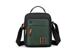 Bolsa Transversal MDUG elegante, impermeável, ombro masculino (verde militar)