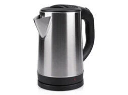 Chaleira Elétrica de aço inox preta 2,3l com função de desligar automática