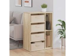 Vidaxl Buffet Carvalho Sonoma 60 X 33,5 X 84 Cm