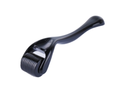 Roller de Microagulhas,540 Agulhas de Titânio de 1 Mm, Adequado para Rosto, Barba e Cabelo. Preto Preto HEXINYIGJLY