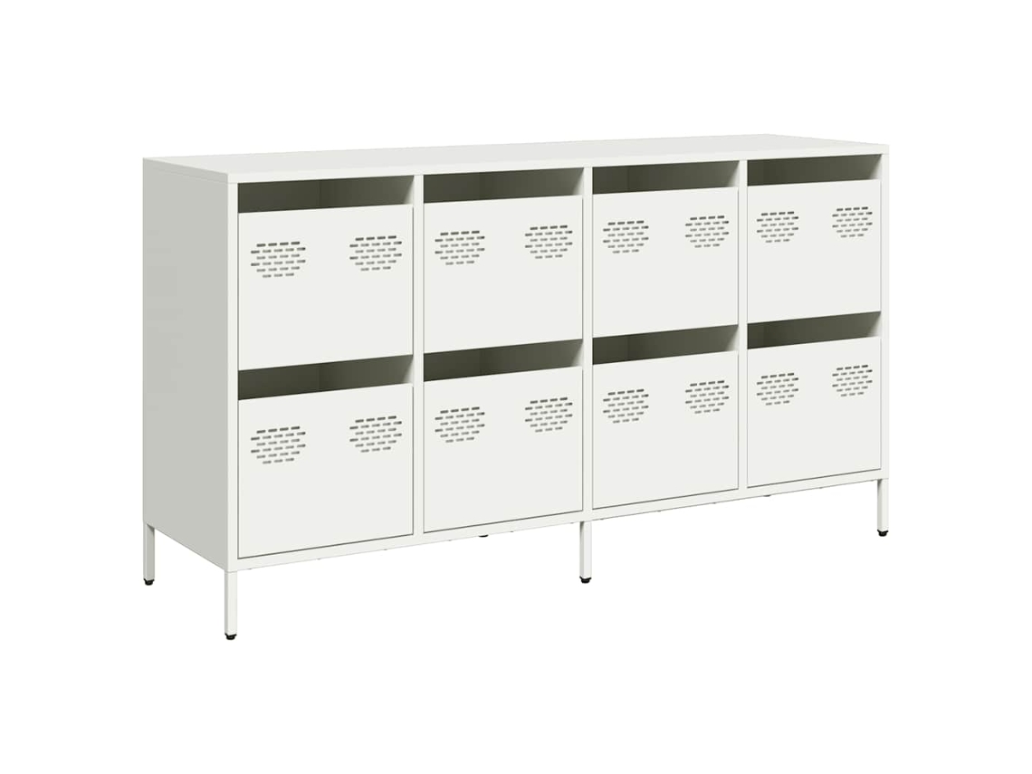 Sideboard, Sideboards Vidaxl Branco Aço (n/a)