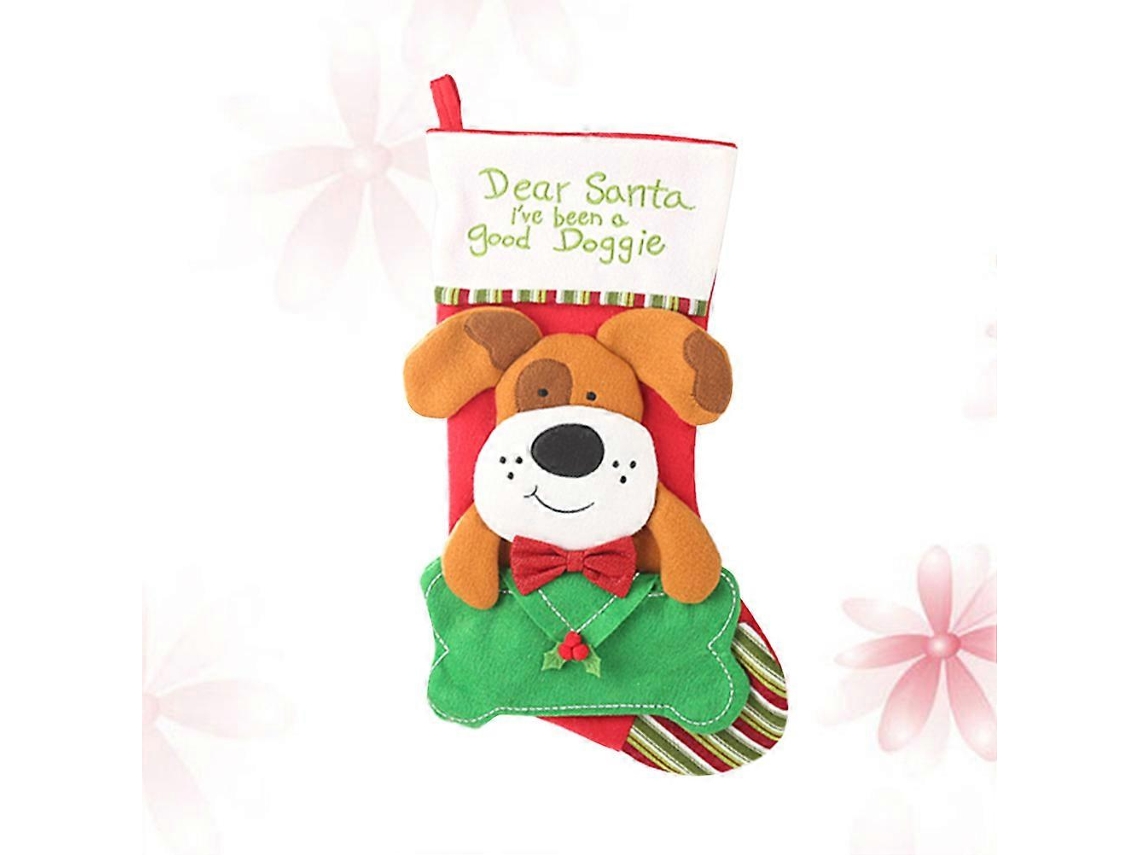 Meia De Natal Para Presentes Com Bolso
