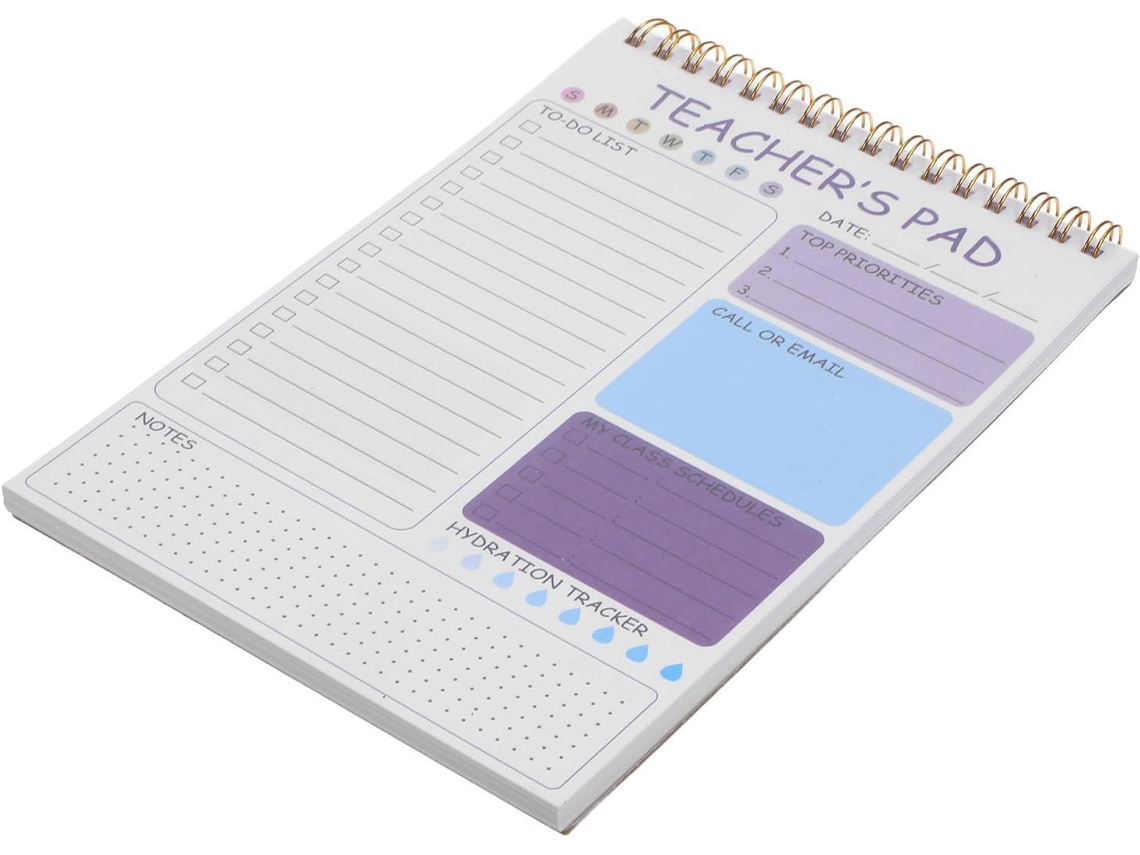 Agenda De Planification 2026 Portable Gestion Du Temps Au Bureau L'école, Carnet De Notes En Papier Et Metal