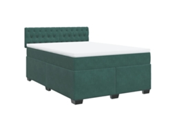 Box Spring Bed, Box Spring Beds Vidaxl Verde Veludo (140 X 200 Cm)