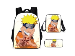 Mochila KOHREE Naruto Conjunto de Três Peças