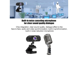 Câmara Web Vibao K68 1080p Enfoque Fijo Com Microfone Usb 2.0 Webcam Hd