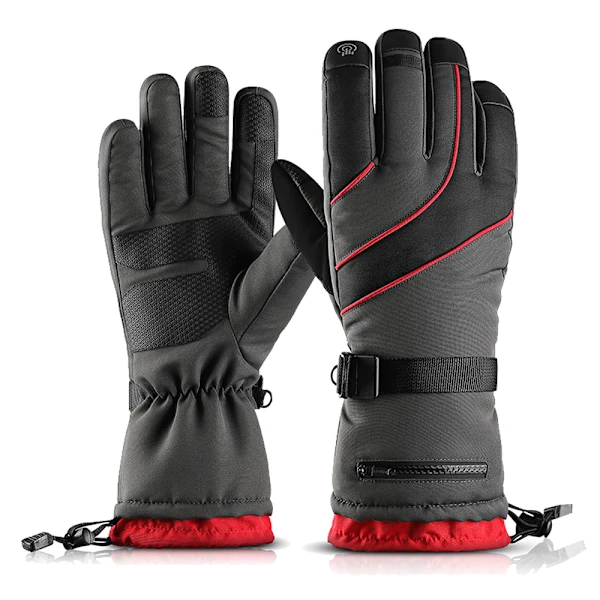 Luvas Qd Ski Para Esportes Ao Ar Livre, Impermeáveis, Antiderrapantes, À Prova De Vento E Quentes Aquaforge