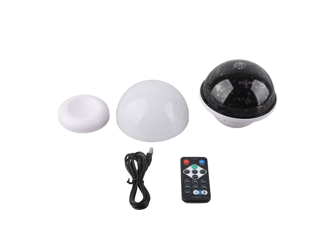 Projetor de Estrelas Rgb com Controle Remoto e Base Magnética | S/MARCA