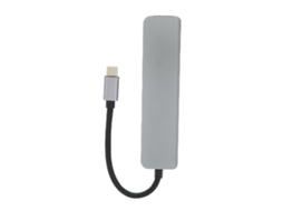 2026zentro-dock De Expansão Multifuncional 6 Em 1 Em Ligação De Alumínio Usb Para Computadores Com Porta Type C