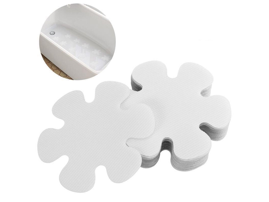 Adesivos Antiderrapantes Para Banheira, Adequados Para Chuveiros, Banheiras E Escadas - Flores De 10 Cm, 20 Unidades.
