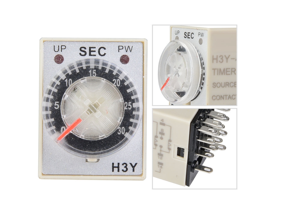 Laxiscreed H3y - Relé Temporizador Com Controle Pointer E Função De Delay