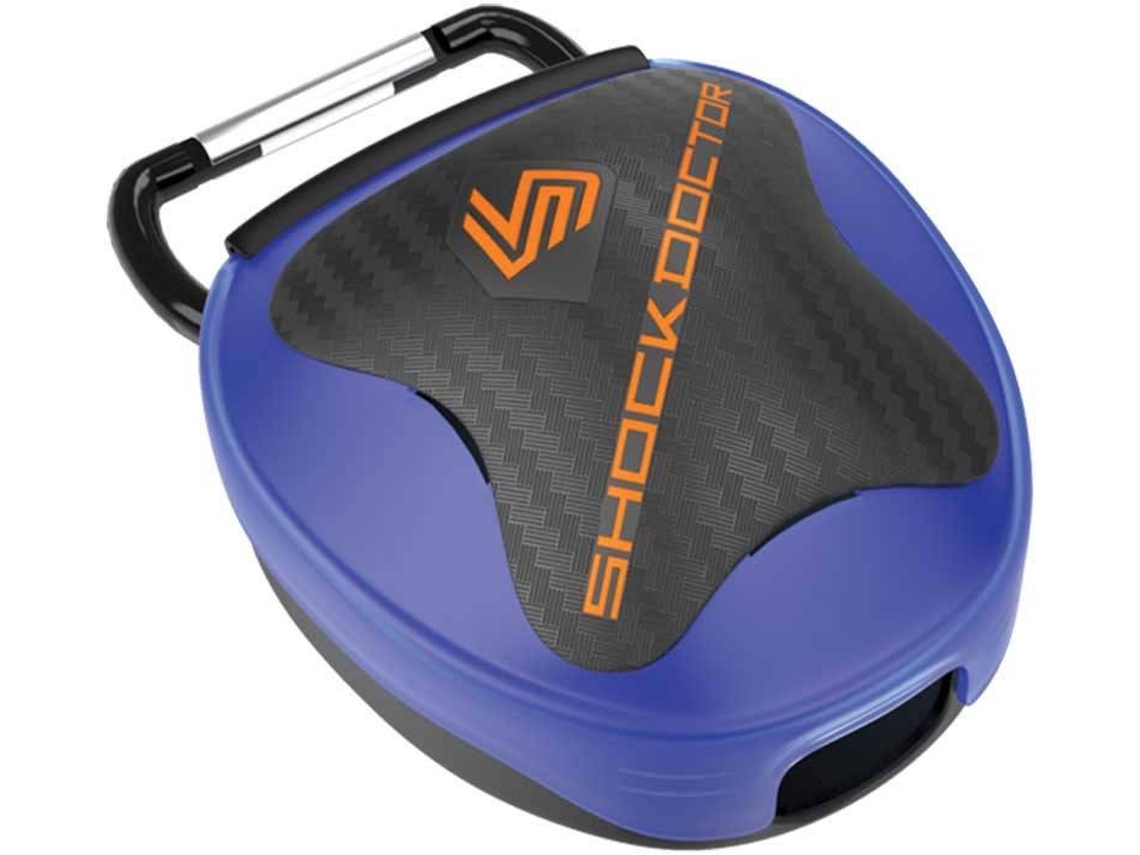 Estojo para Proteção de Dentes SHOCK DOCTOR Mouthguard Case (Tam.: Único - Azul e Preto)