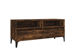 Tv Cabinet, Tv Cabinets Vidaxl Marrom Madeira Processada (n/a)