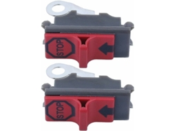 Kit 2 Interruptores De Emergência Para Serra De Corrente Husqvarna 136 137 141 142 36 41 50 51 55 268 272 281 288 254 257 394 395
