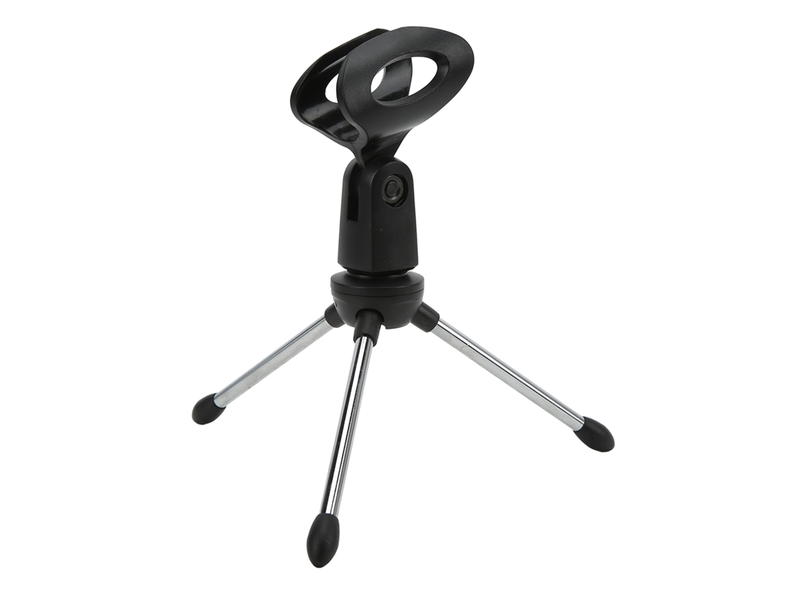 Soporte De Microfone De Mesa Ajustável Com Clip, Tripé Para Conferências E Transmissões Ao Vivo