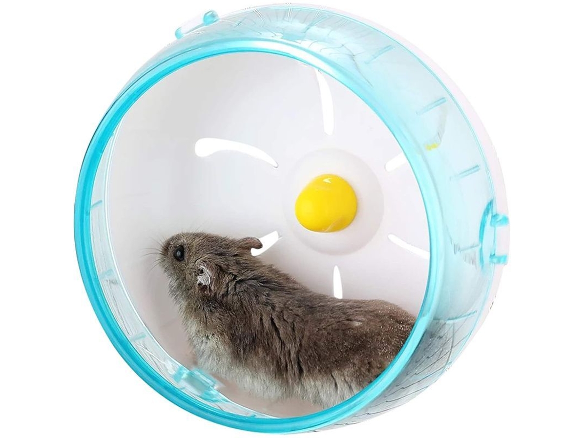 Roda de Exercícios Silenciosa para Hamster 2026 - 4,7 Polegadas - Material PP Premium - Giratória Grande para Hamsters, Camundongos e Chinchilas