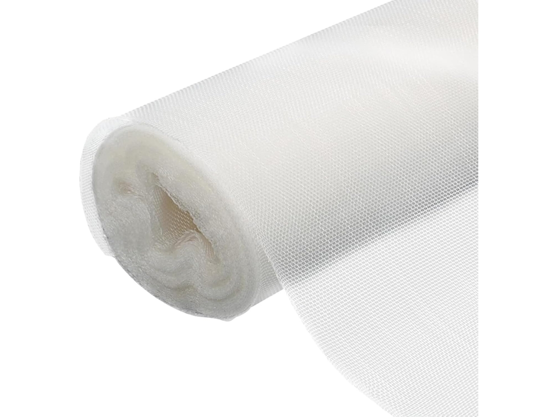 Tecido Filtrante De Malha Nylon, Branco, 40 Mícrons, Para Coar Leite, Nozes, Vinho, Suco E Pintura Decorativa