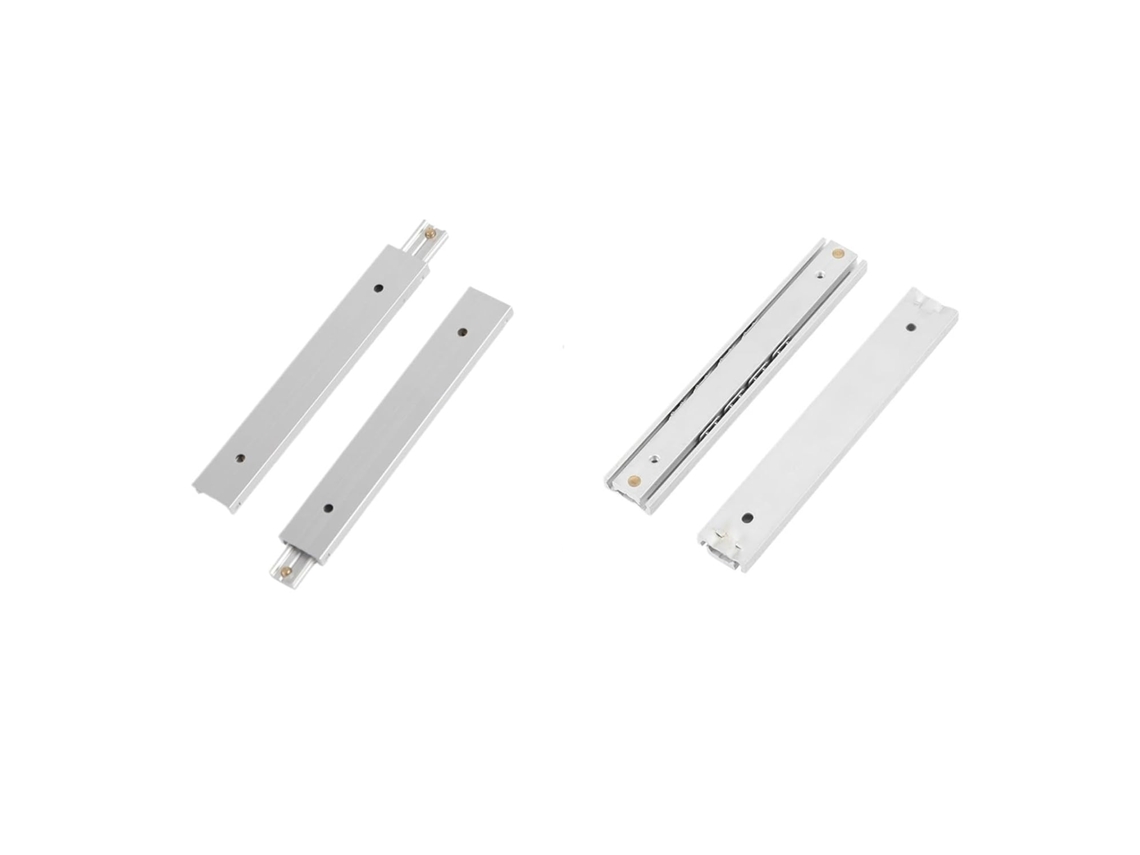2 Peças 70 100 140mm Liga De Alumínio Corrediça Gaveta Armário 100mm