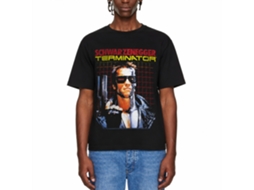 Rockinstone Terminator Grid Black Adult T-shirt Size:m