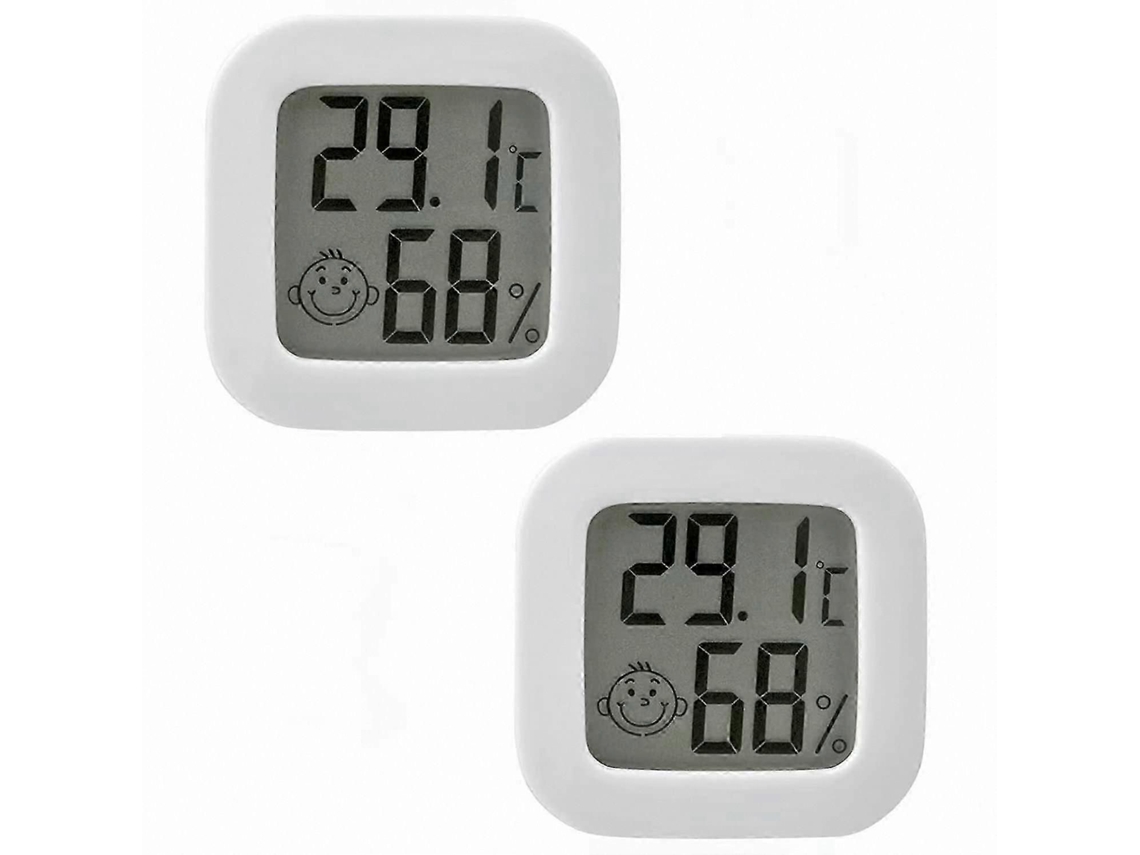 Higrômetro Do Tacômetro Interno, 2pcs Mini Alta Precisão Digital Higrômetro Interior Tacômetro, Tacômetro Preciso E Higrômetro