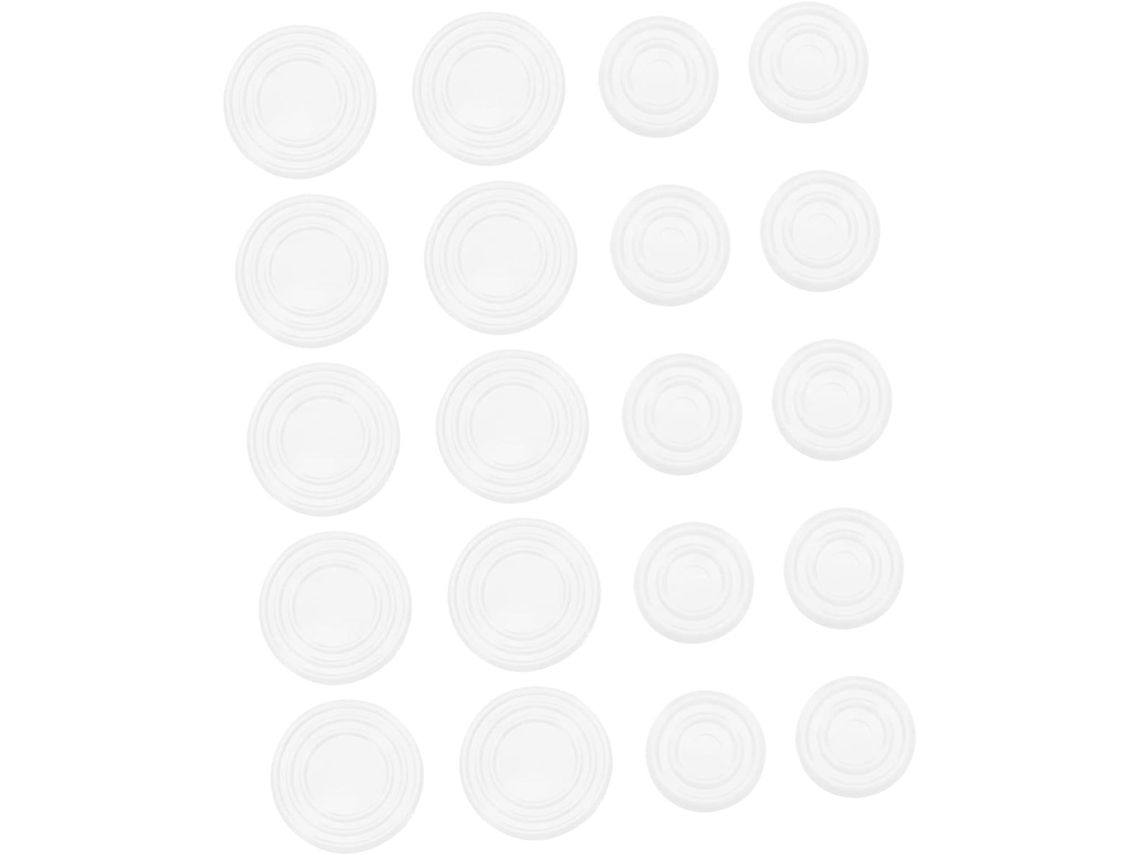 Shineofi 50 Unidades De Protetores Silicone Antiderrapantes Para Pés Móveis, Sofás E Mesas