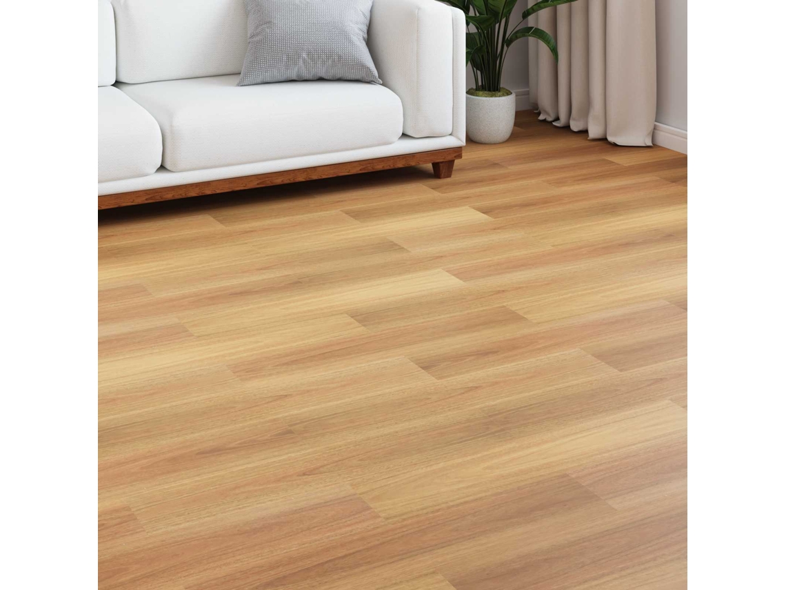 Vidaxl Piso Laminado Noz Escura 101 X 20 X 0,8 Cm 15 Unid.