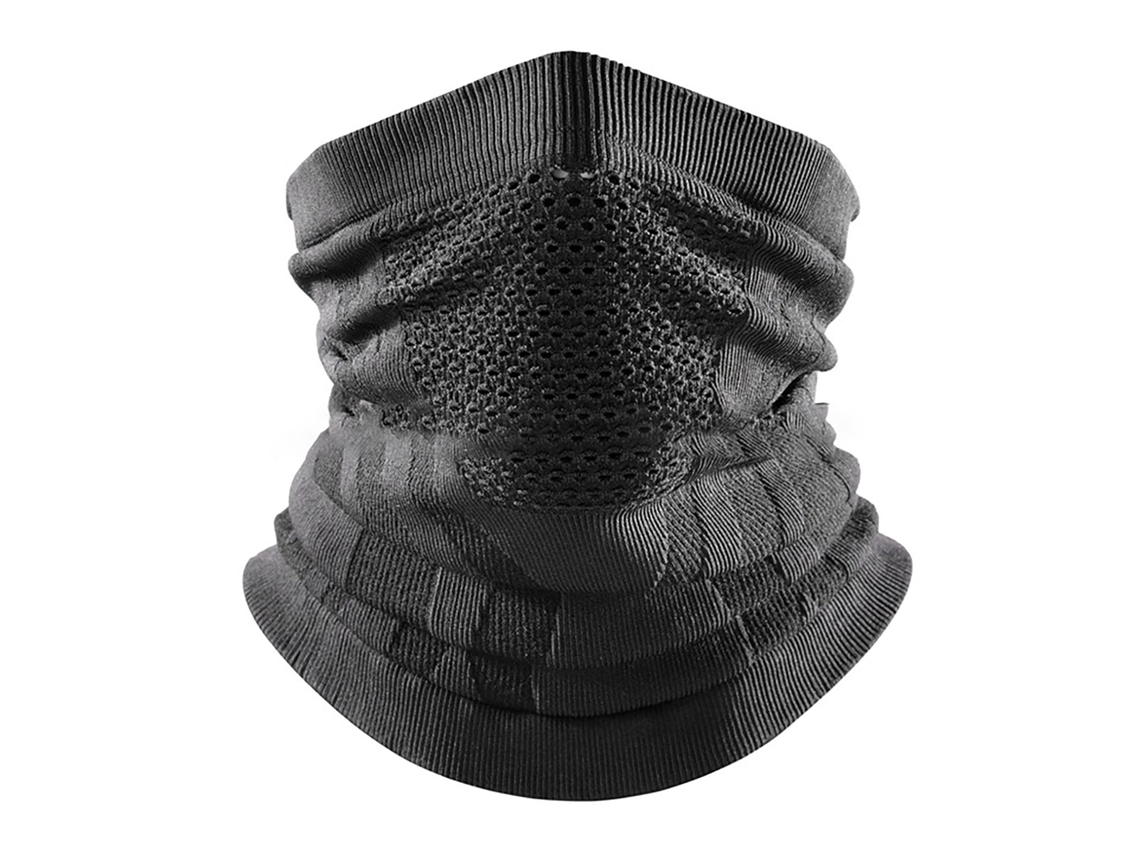Vlrla-bufanda Tubo Cuello Máscara Facial Acolchada Antivento Calientita Para Ciclismo Outdoor Gaiter Cuello Negro