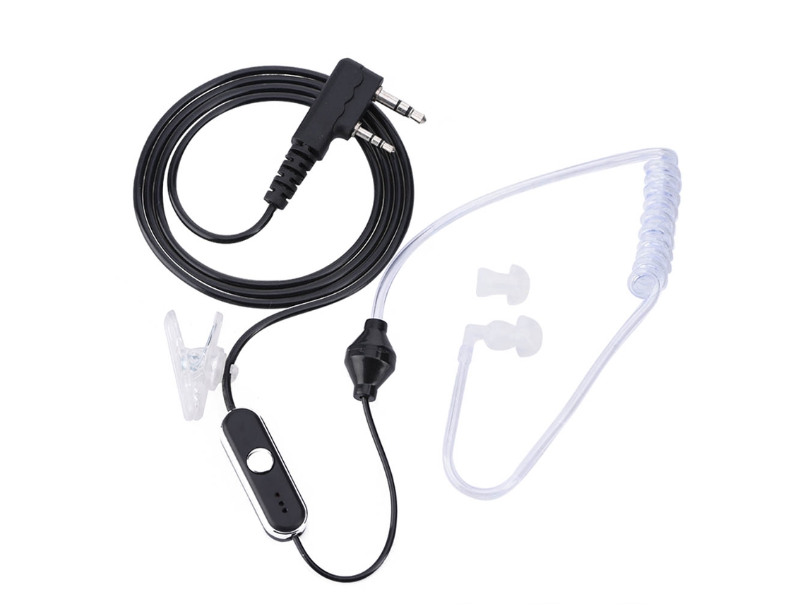 Fone de ouvido headset Mali com 2 pinos universal para rádio walkie talkie K Head