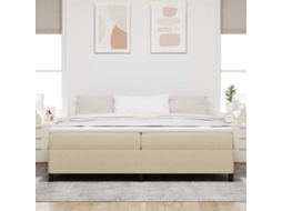 Vidaxl Cama Box Cinza Verde 200 X 200 Cm Tecido De Veludo Cotele
