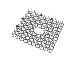 KOFIHETY Cat Thorn Proof Bat, Plástico Pet Drive Pad, Expandível De Boa Tenacidade Escavando Impedimento Para Cerca De Jardim E Pátio, Tapete De Espigão À Prov