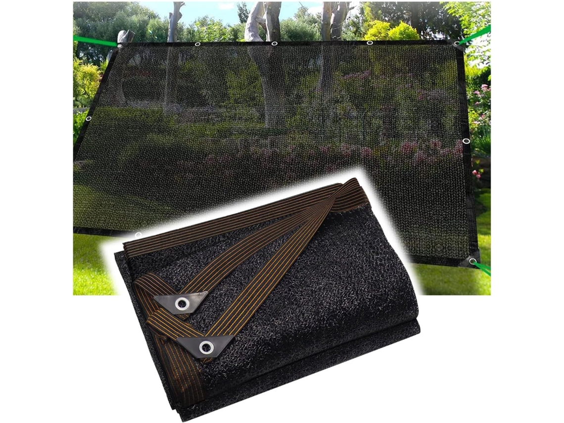 Tela De Com Proteção Uv Preta Para Pátio, Jardim Impermeável Durável