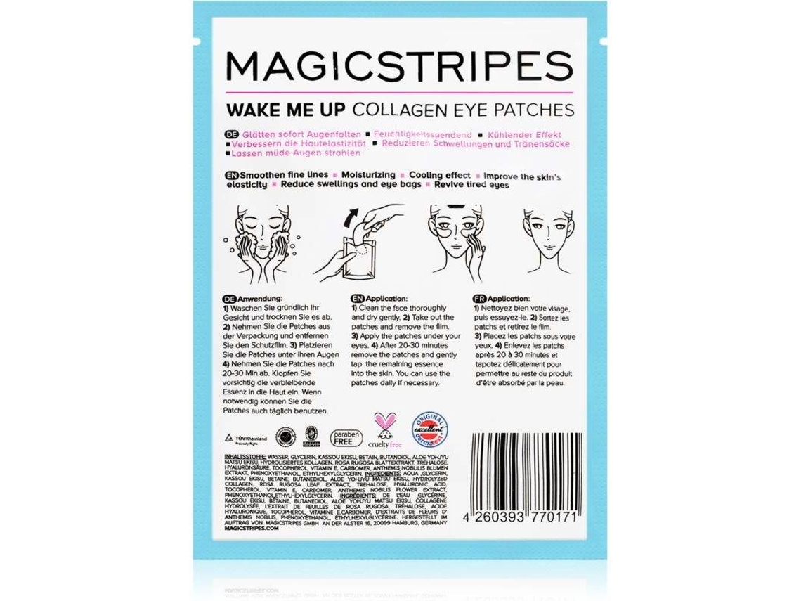 Máscara de Olhos MAGICSTRIPES Wake Me Up Collagen Eye Patches
