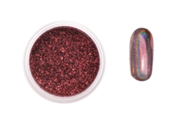 Polvo De Espejo Brillante Para Uñas Diy Decoración De Uñas Polvo Glitter Rojo 003