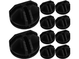 Conectores De Plástico Para Cubos Arame, 20 Peças, Para Armários De Sapatos E Cubos Armazenamento Arame