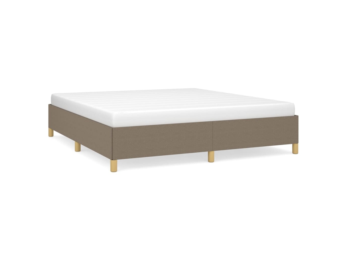 Cama Tecido Castanho Acinzentado MAISON EXCLUSIVE (180x200 cm)
